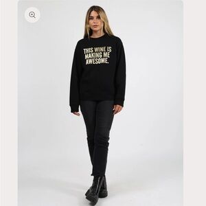 This Wine Sweatshirt | Brunette The Label